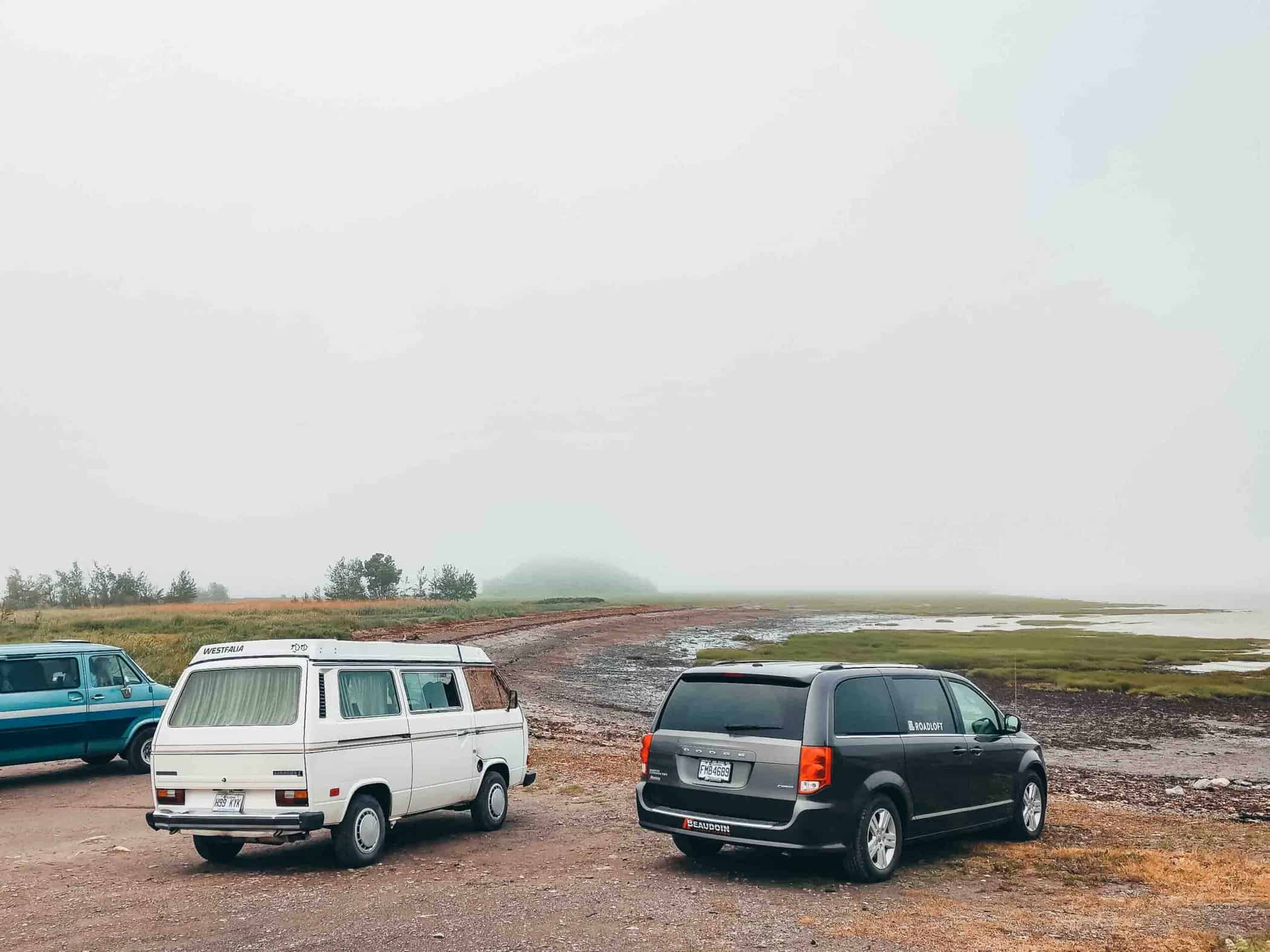comfortable rainy days in minivan camper conversion kit