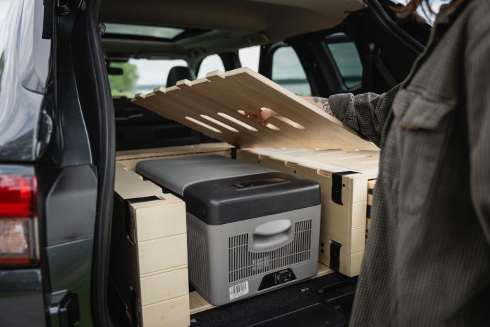 Dedicated Fridge Space for Your Camper Kitchen.
